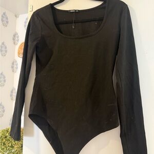Black Long Sleeve Bodysuit